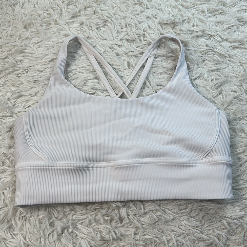 Lululemon Energy Bra Long Line Ribbed *Medium Support, B–D Cup